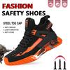 Steel Toe Safety Boots Footear Men Women Work Shoes Breathable Lightweight Work Boots Men Safety Shoes Indestructible Boots Male