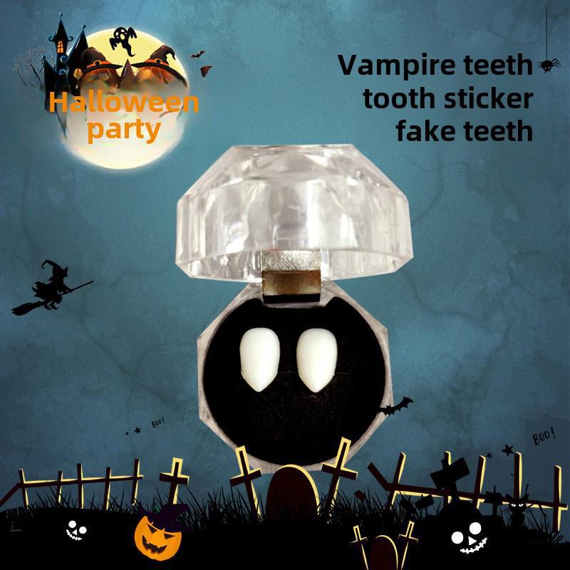 Vampire & Zombie Dentures: Small Tiger Teeth Braces for Cosplay Makeup.