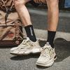 Мода Винтаж Тренд Мужские Рабочие Ботинки на Толстой Подошве Лето Новые Дышащие Повседневные Спортивные Ботинки Уличные Противоскользящие Кроссовки для Бега Zapatillas