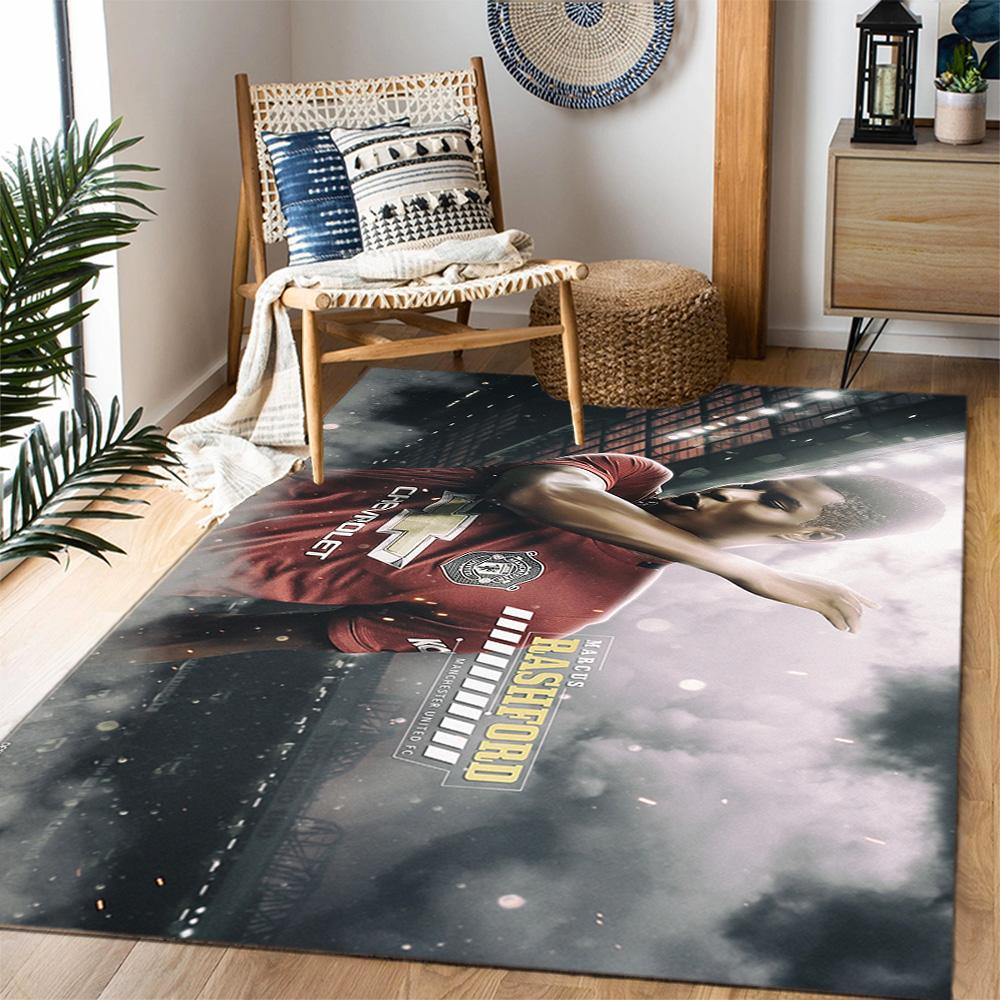 Rashford's Manchester Moment Floor Mat Suitable for Dining Room Kitchen Study room Entryway Anti-slip Rug Office home decor Birthday/Christmas Gift