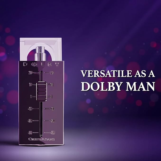 Chris Adams Парфюмированная вода - Dolby | Смелый ароматный цветочно-древесный аромат для мужчин | Освежающий ежедневный парфюм для мужчин | 100 мл | Сделано в Индии