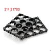 21700 Battery Holder Bracket Cell Safety Anti Vibration Plastic Brackets For 21700 Batteries Diameter 21.2mm Hole Pitch 23mm
