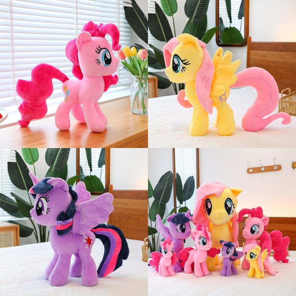(Meina,30cm)Snuggly My Little Pony Plush Doll Charming Horse Figure For Kids Bedroom Decoration