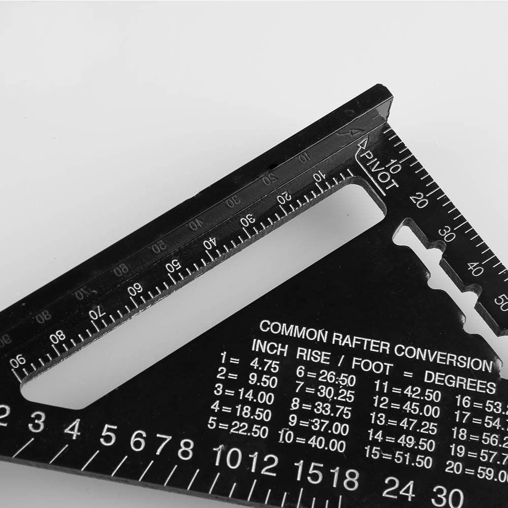 for Carpenter Metric System Ruler Triangle Angle Square Speed Square Rafter Protractor Miter