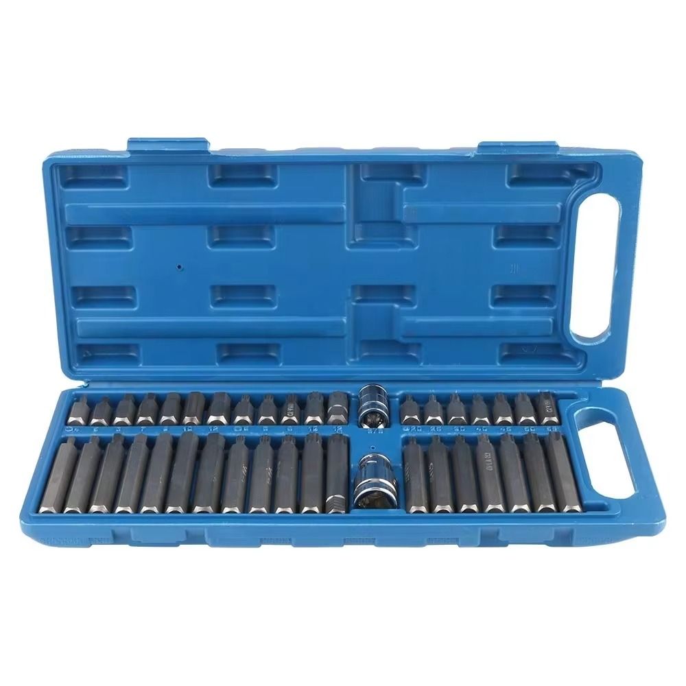 40Pcs Extended Screwdriver Hexagonal Wrench Set 40-Piece Set Batch Head Set Car Repair Tools