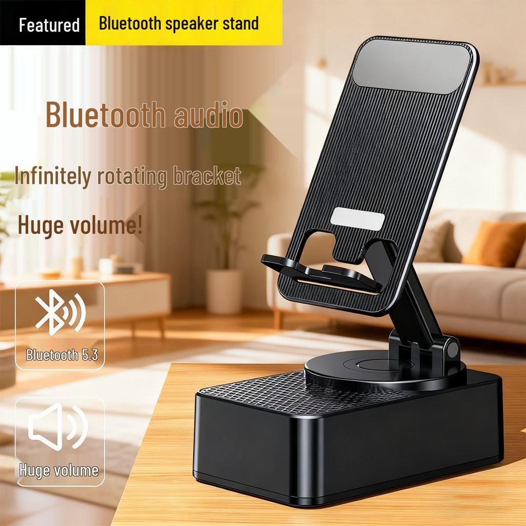 Складная Bluetooth-колонка 3-в-1 и держатель для телефона с функцией вызова