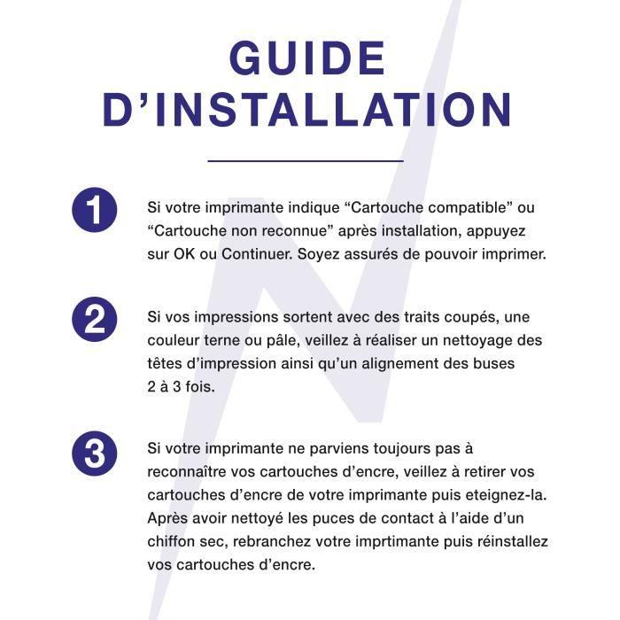 Cartouches d'encre - TONERMEDIA - Epson 16XL - Pack de 20 - Compatible Workforce - Multi-couleurs