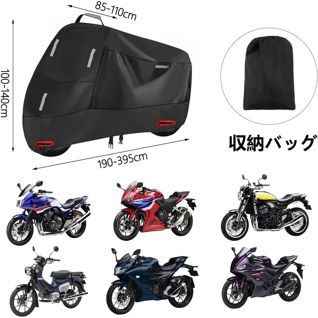 Motorcycle Cover 300D Thick Bike Cover Bike Cover Heat Resistant Honda Cross Cab 110