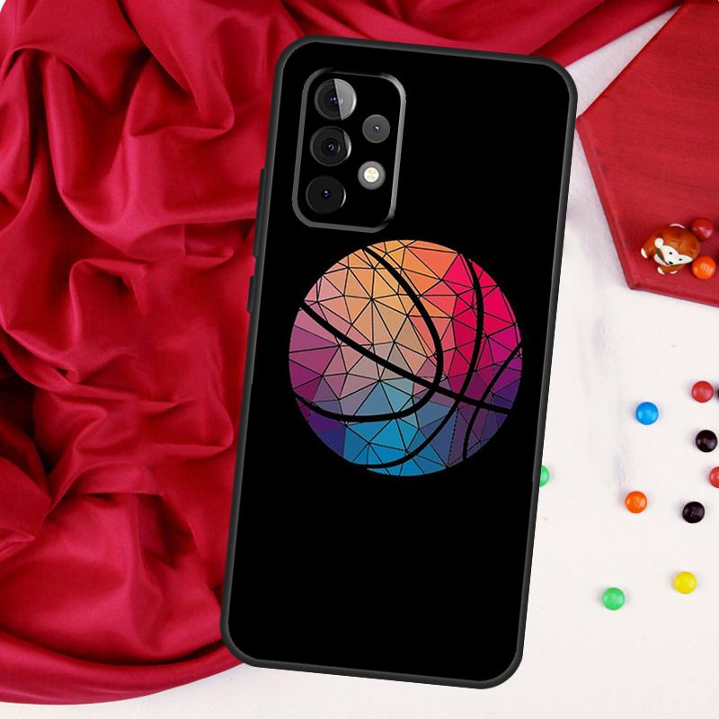 Мяч для баскетбола Для Samsung Galaxy A26 A05 A06 A16 A54 A34 A14 A22 A32 A52 A55 A35 A15 A53 A13 A56 A36 Чехол