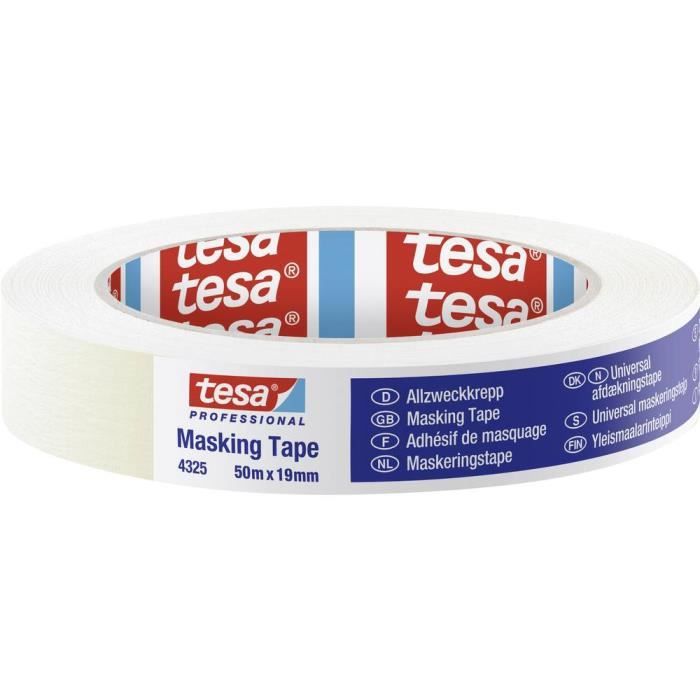 Tesa STANDARD 04325-00000-01 Bande de masquage tesaProfessional beige (L x l) 50 m x 19 mm 1 pc(s)