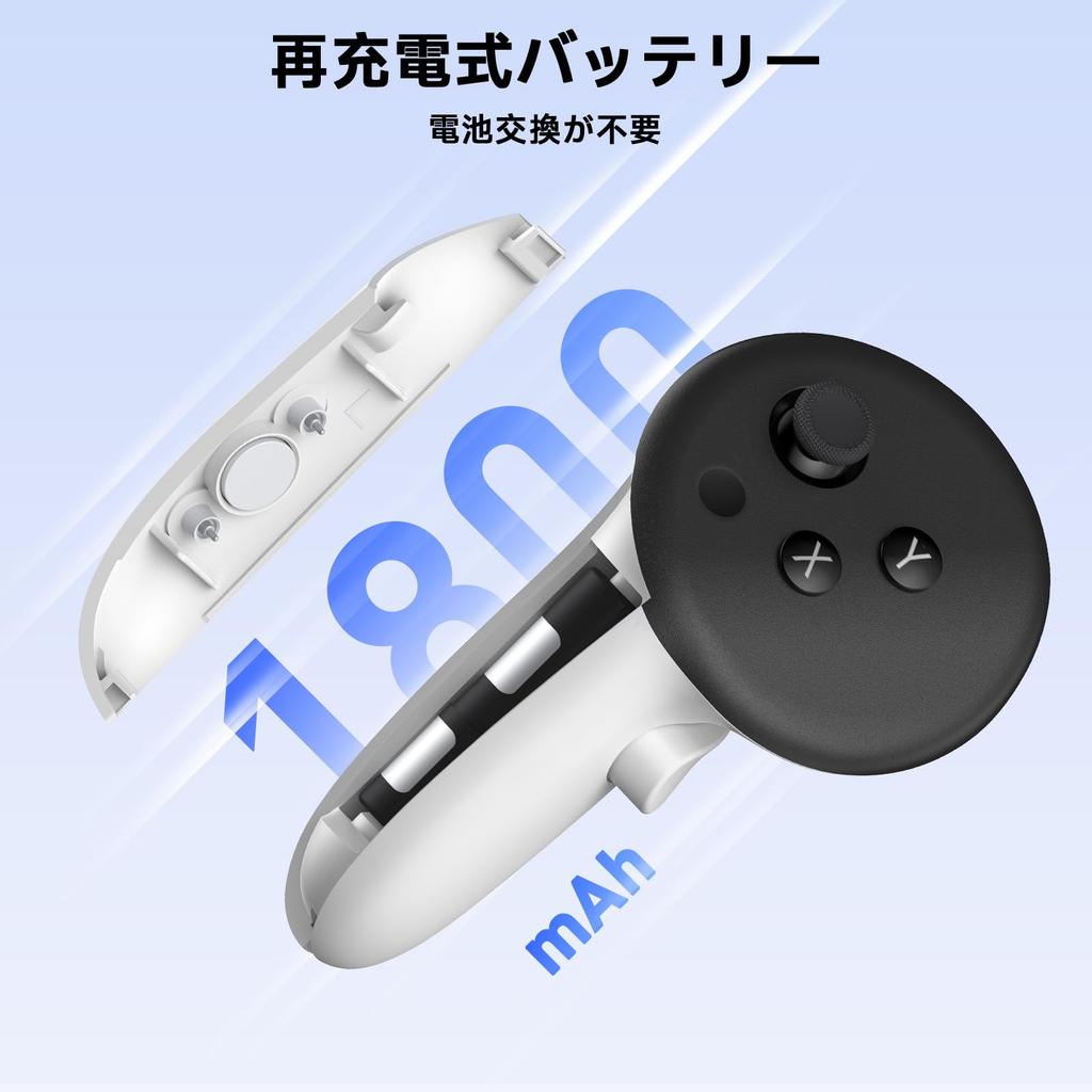 PRISMXR VR Charging Magnetic Compatible with Quest Simultaneous Charging for Headset and Fast Charging Station with Overload Includes Charger and Two