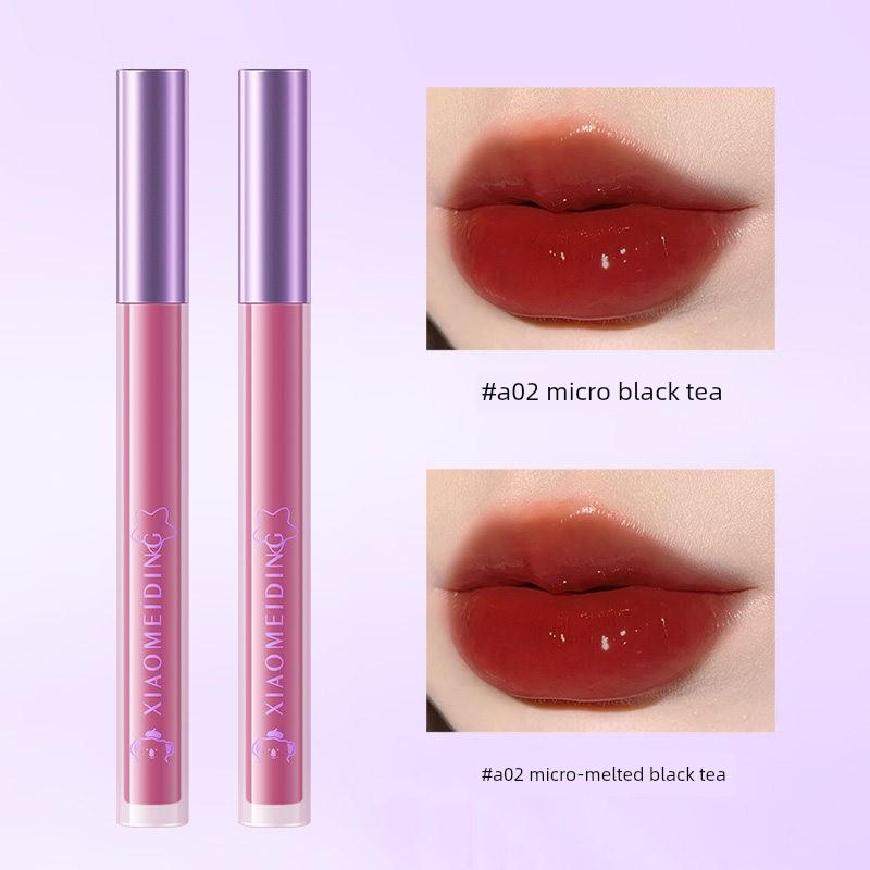 Water-Gloss Mirror Lip Glaze Lipstick for Women, Long-Lasting, Non-Fading, Non-Stick, Waterproof, Affordable, Student Lip Gloss, Non-Fading