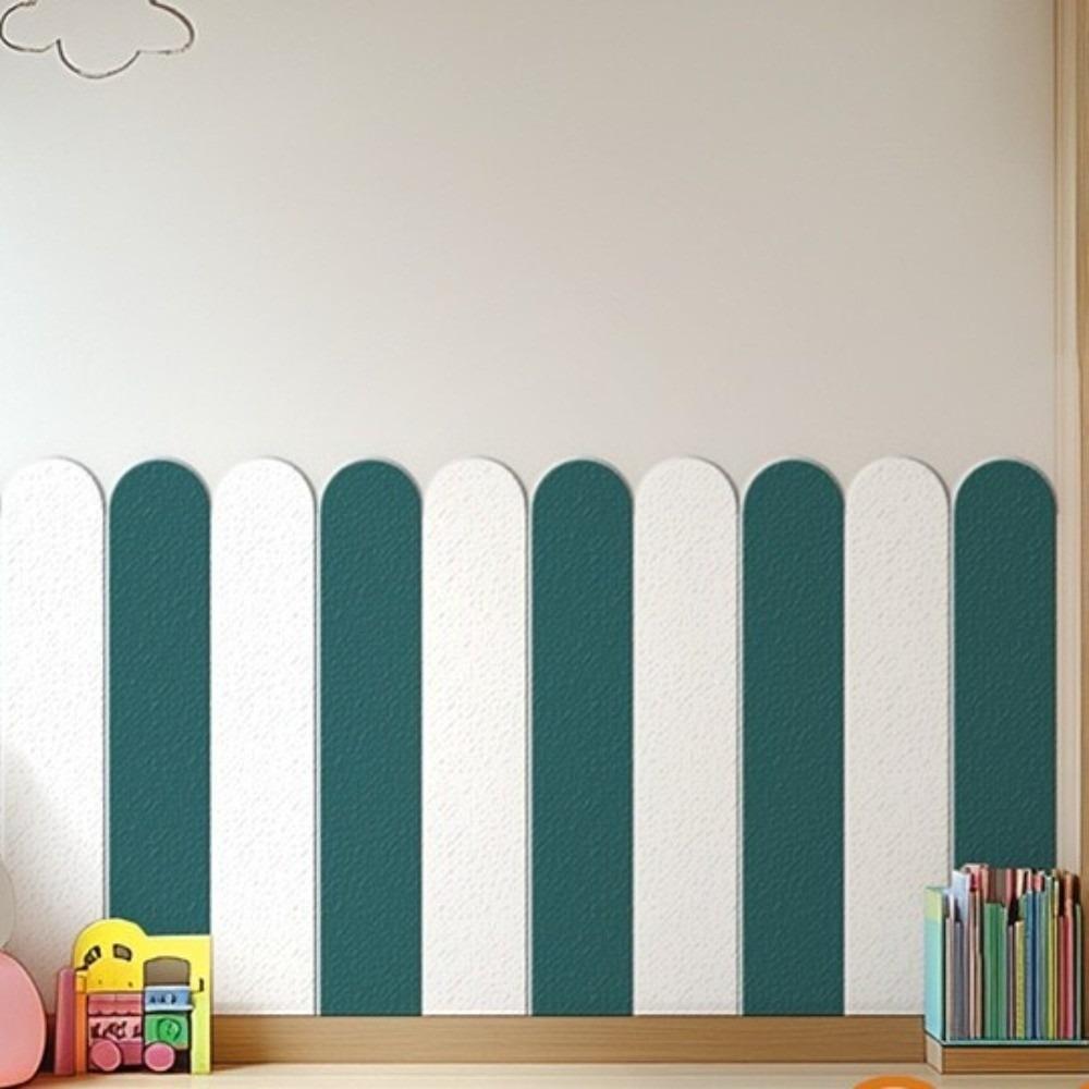 10 pieces/set Thickening Anti-collision Wall Sticker Solid Color Wall Protector  Corridors
