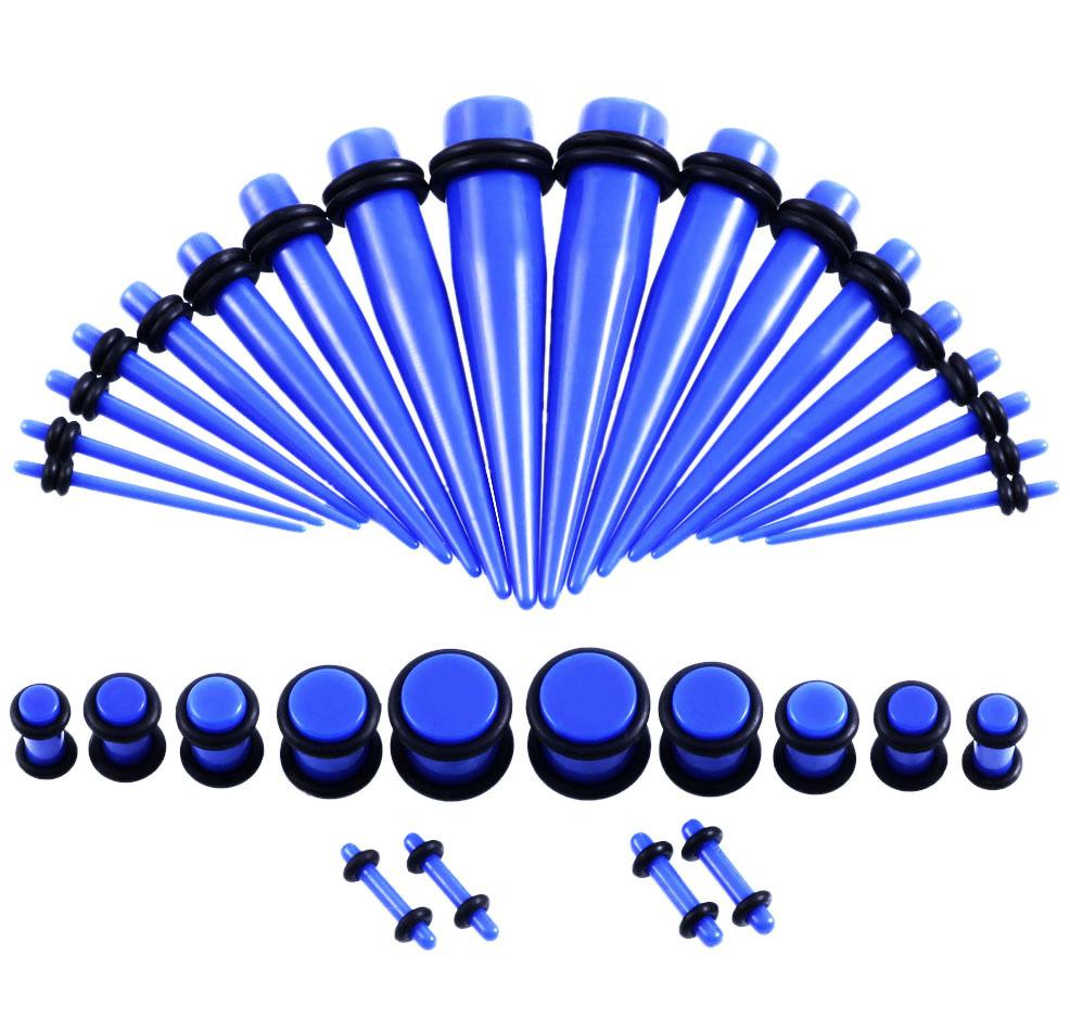 36 шт. силиконовые ушные манометры с конусом и вилкой для растяжки, наборы для туннельного пирсинга, украшения для тела