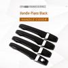 Jeep Grand Cherokee 11-14 Черный лак ABS Защитная накладка на дверную ручку