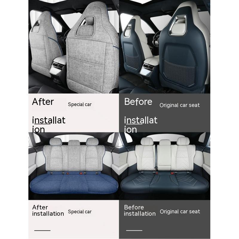 Чехлы на автомобильные сиденья для Zeekr 001, не подходят для использования в других моделях, чехлы на сиденья из высококачественного хлопка и льна.