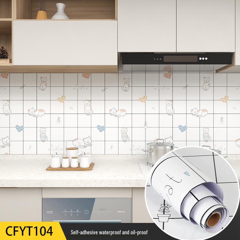 Маслостойкие и водостойкие наклейки на стену кухни: Обои для плиты против плесени, устойчивые к высоким температурам
