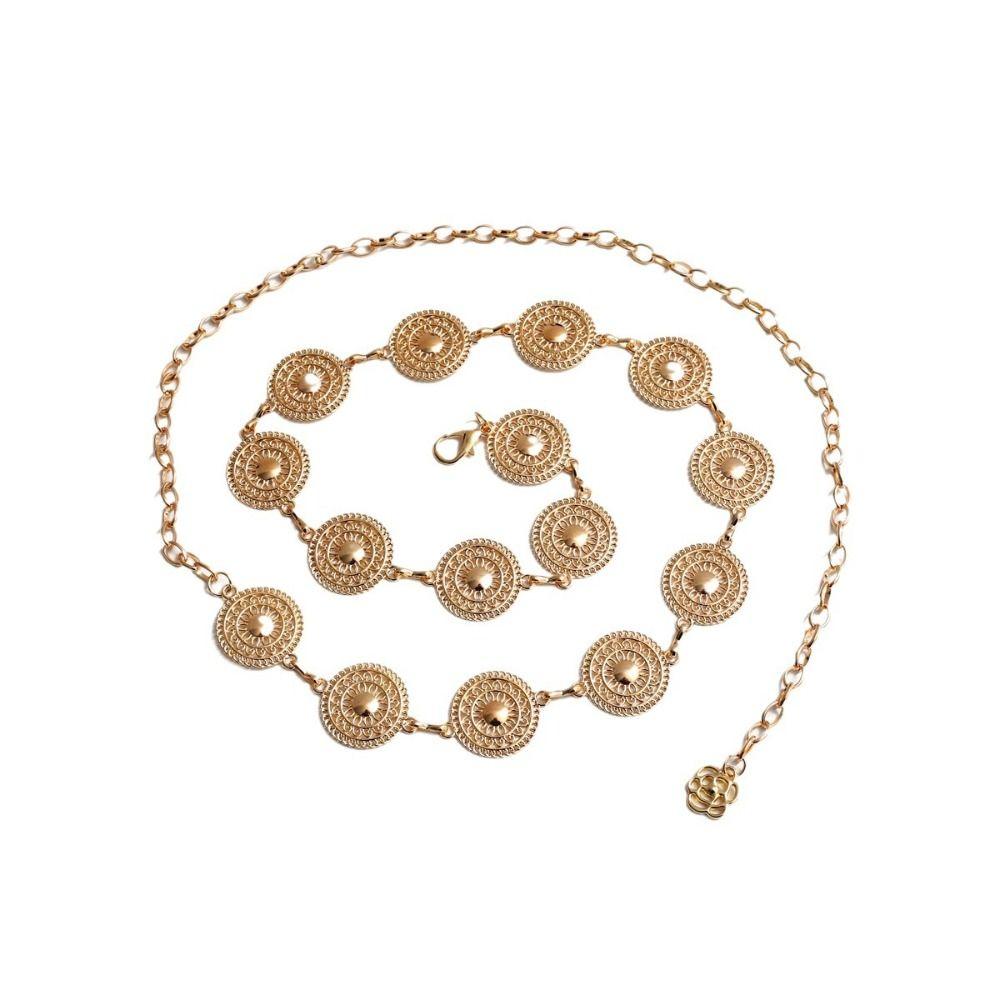 Vintage Chain Belt Metal Waist Jewelry Accessory New Waist Chain Skirt Decor
