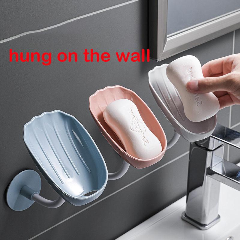 Shell Shaped Soap Box Drain Soap Box Bathroom Shower Soap Box Sponge Storage Board Tray Bathroom Supplies Bathroom Appliances