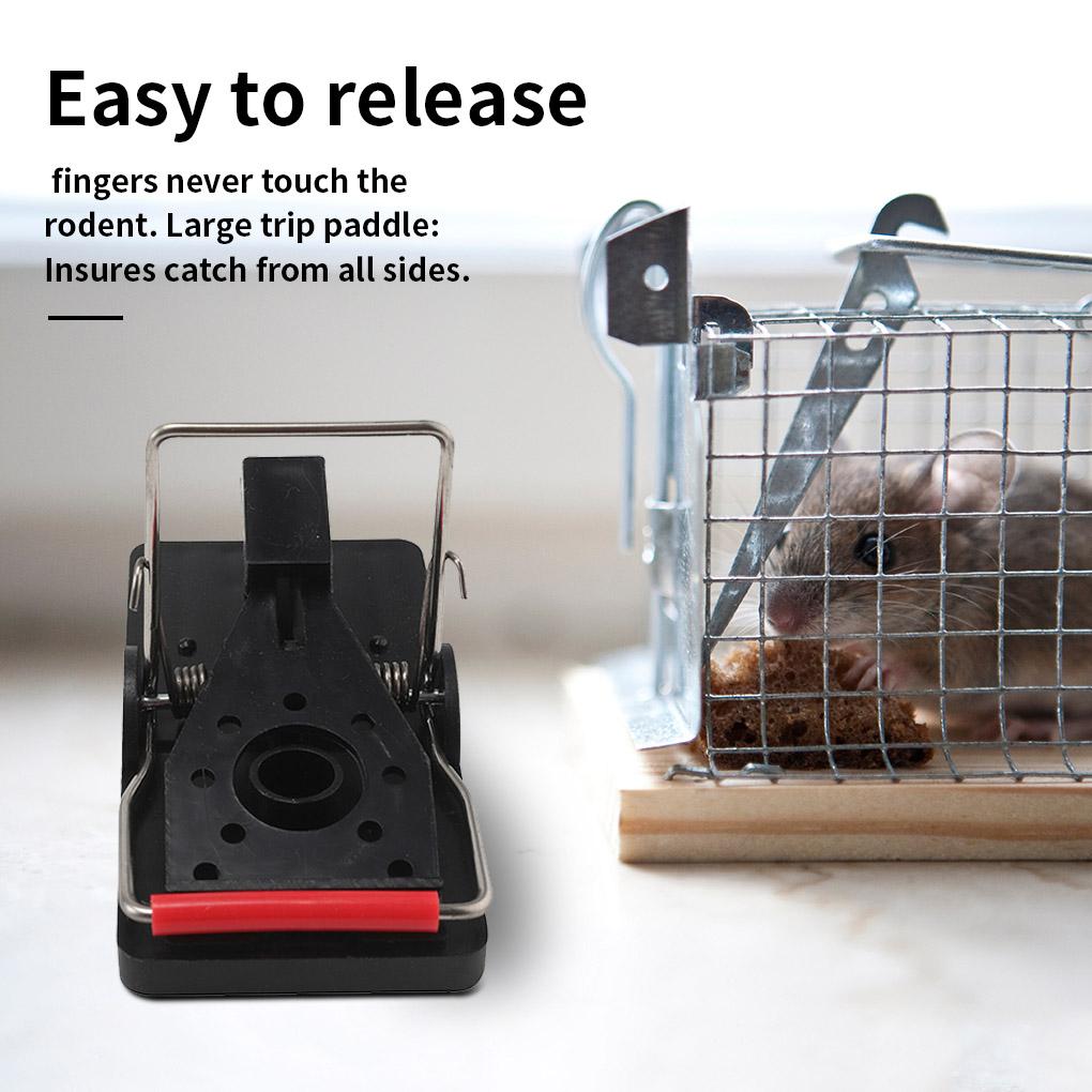Пластиковая ловушка для мышей с быстрым освобождением для помещений, офиса, кухни, ресторана, гостиной, гаража, галереи, ловли мышей