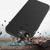 (Black) For iPhone 16e Case Drop Proof Liquid Silicone Soft Lining Back Phone Cover