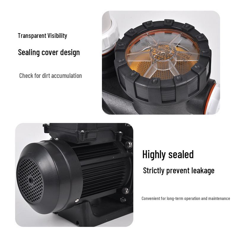 Daiwei Pool Water Filtration & Circulation Pump with Hair Collector for Swimming Pools and Bathtubs