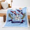 Independence Day 2D Digital Printing Thickened Lamb Fleece Crystal Fleece Blanket