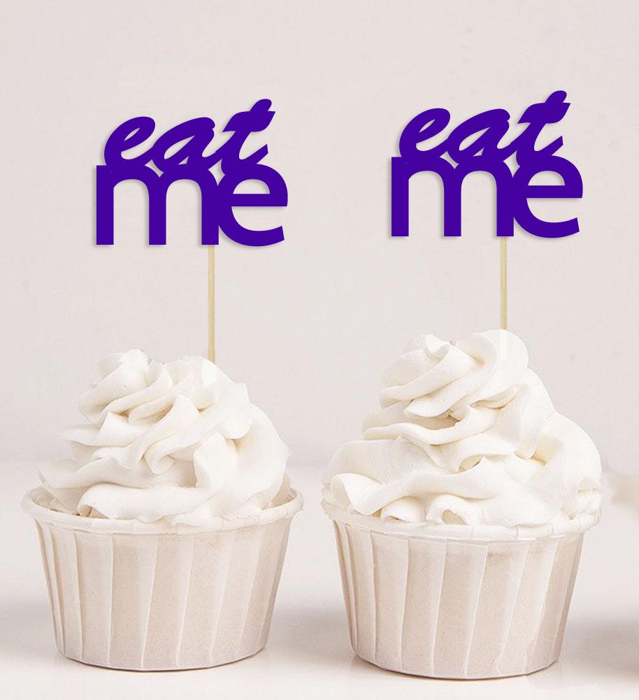 Дарлинг Сувенир| Съешь меня свадебные украшения для кексов | Выбор украшений для десерта для вечеринки в честь рождения ребенка - упаковка