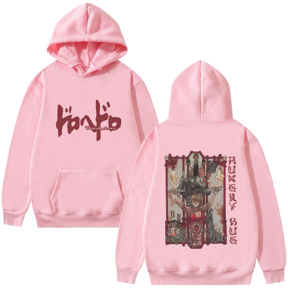 Anime Dorohedoro Graphic Hoodie Kaiman Merch Hooded Tracksuit Men Women Gothic Manga Rock Streetwear Unisex Oversized Hoodies
