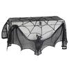 Halloween Curtains 95*57cm Black Lace Spider Web Bat Curtains Halloween Door Curtain Decoration
