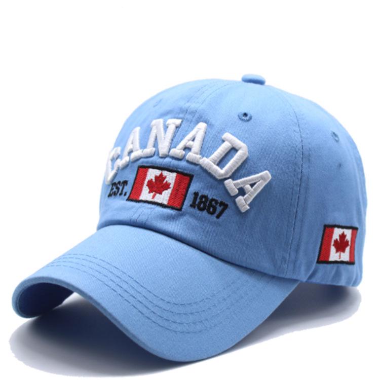 Бейсбольная кепка Canada Cotton - универсальная унисекс-шляпа Duckbill