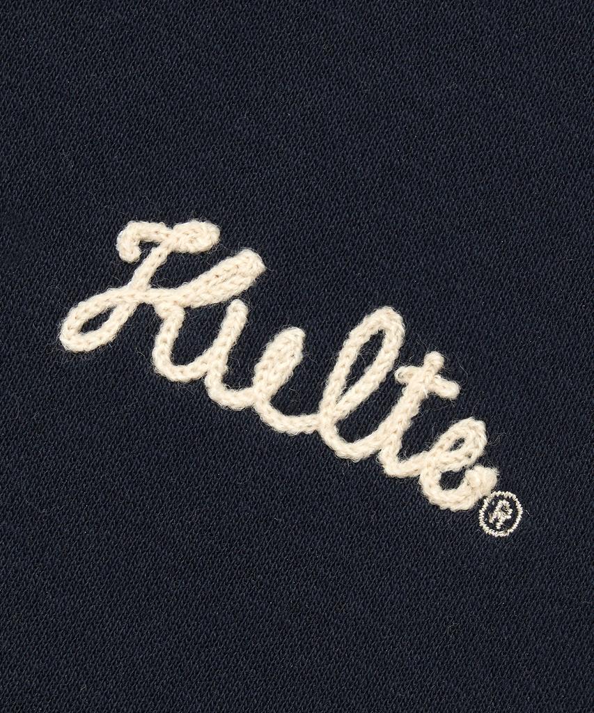 Kulte Script Chain Emb Худи на молнии Темно-синий