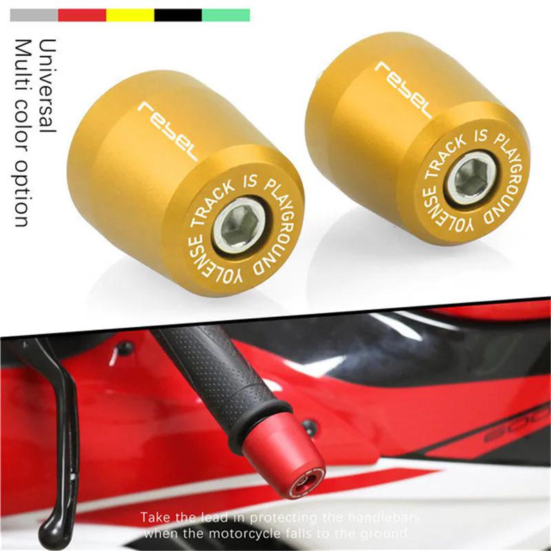 Motorcycle Handle Bar End Handlebar Grips ends Cap Plug Slider Counterweight cover For HONDA REBEL CMX 1100 300 500 CM300 CM500