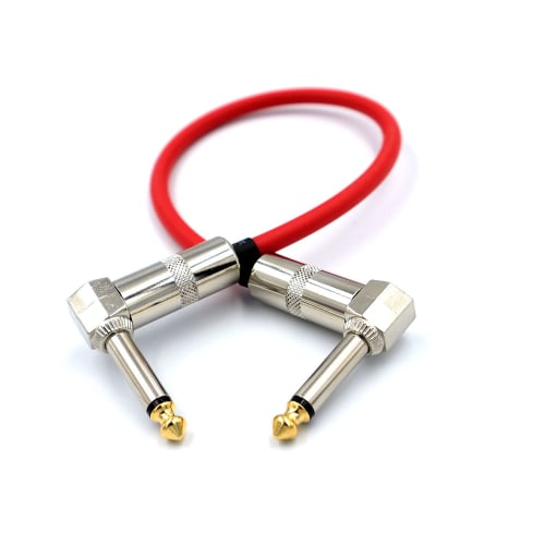 KM Sound CANARE GS-6 Red Patch Cable L-L30cm Plug Made In Japan