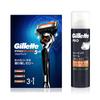 Gillette Proglide Manual Основной блок 3 Сменная пена для бритья 245 г Бритва для чувствительной кожи мужчин (с лезвиями) + [Покупка комплекта] Мужской