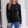 Autumn and winter new loose long-sleeved knitted sweater retro lazy twisted twist sweater women's pullover sweater
