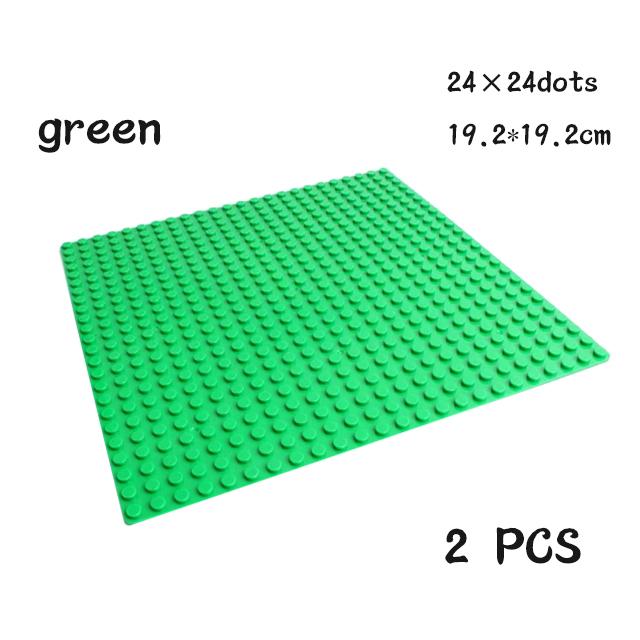 Нетоксичные 24x24 20x20 Точек Классические 2 Шт. Основы Блоки Маленький Размер DIY Кирпичи Основы Пластик ABS Сборка Пластины Блоки Для Детей