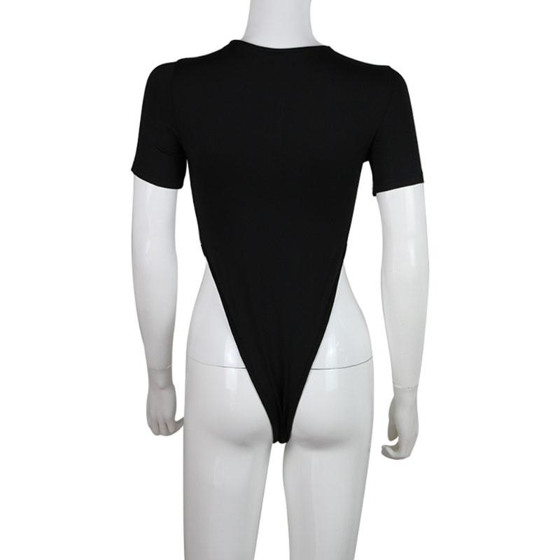 Y2K женский сексуальный облегающий комбинезон на молнии с короткими рукавами