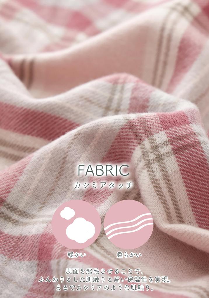 Женская фланелевая пижама Kaitak Family с кашемировым прикосновением, с длинным рукавом, в клетку, весна, осень, зима (L, Розовый)