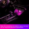 1Pcs Portable Car Usb Ambient Light Mini Led Decorative Atmosphere Lamps For Auto Interior Environment Light Computer Light Plug Play