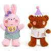 Bear Teddy Cute Rabbit Animal Plush Toy Stuffed Doll For Kids Birthday Gift