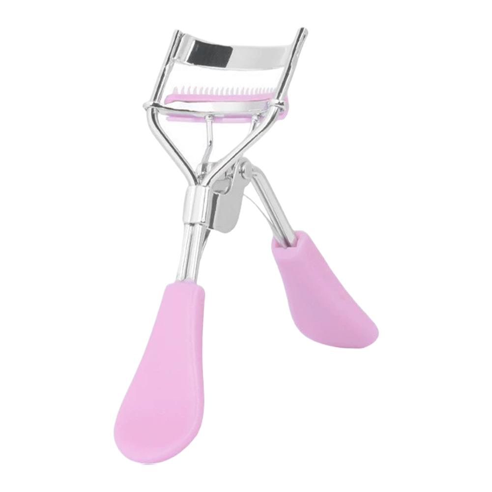 Eyelash Curler with Built-in Comb for Natural Sunflower Lash Wide Angle Eyelash Clamp Portable Eye Makeup Tools