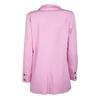 DEELUXE 74 Женский двубортный розовый пиджак