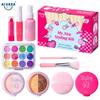 Aiuaza Children'S Home Makeup Toy Set Of 10, Liquid Free And Powder Free, Girl Makeup Toy, Christmas And Halloween Gift