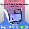 Android Carplay автомобильное радио для Hyundai Solaris Accent Verna 2010-2016 мультимедийный проигрыватель головное устройство стерео GPS навигация BT WIFI 2+32 ГБ