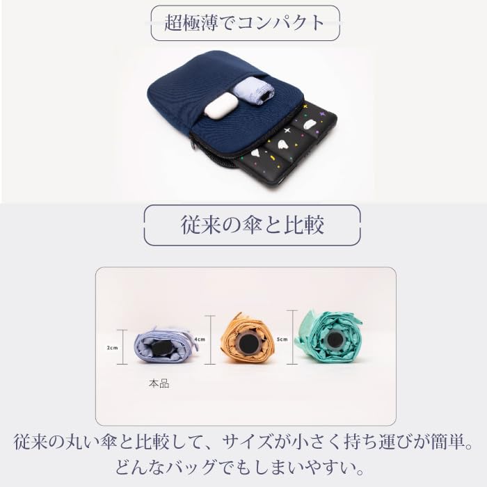 Тонкий складной с ручным открыванием и весом всего тепло и свет УФ компактный складной УФ мини УФ М52 Ультратонкий, плоский, зонт, легкий, компактный,