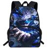 Kids Backpack School Use Anime Cartoon Design Large Capacity Oxford Fabric Bag With Ergonomic Back Support