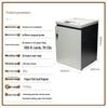 GEPAD High-Security Commercial Paper Shredder CN plug (adapter included)