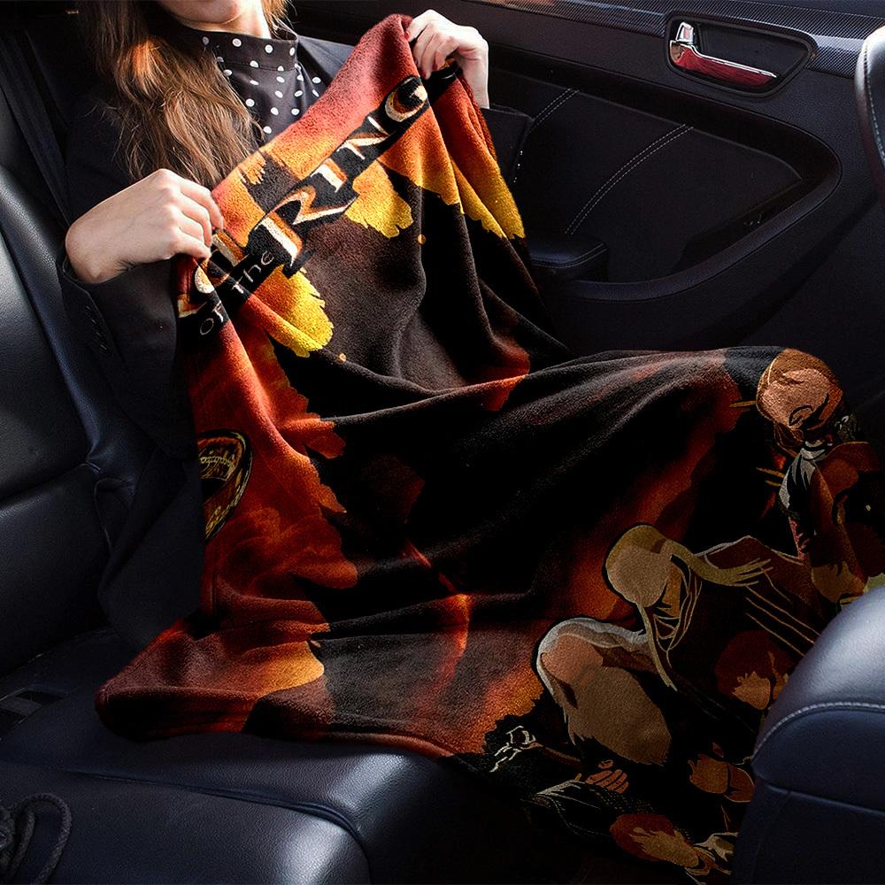 1pc Lord of the Rings Flannel Blanket Soft Warm Throw for Home, Office, Travel, All-Season Cozy Bedding Gift L1498