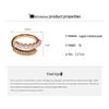 Delicate Flower Open Ring Rhinestone Imitation Pearl Rings Ladies Fashion Butterfly Design Ring Temperament Rings Jewelry K-